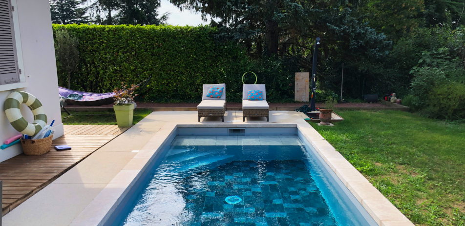 Construction d'une Piscine avec pvc armé Green Bali