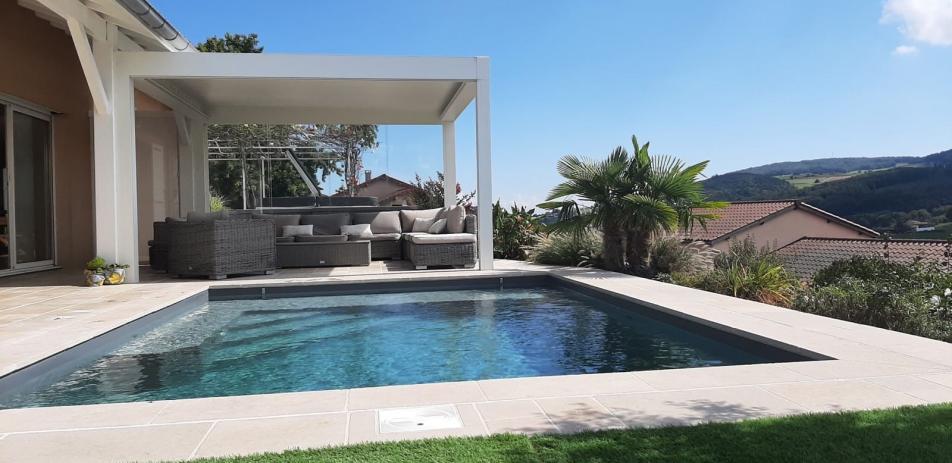 Création d'un espace piscine et spa proche de Lyon