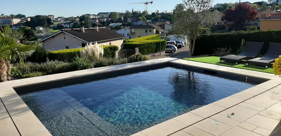 Création d'un espace piscine et spa proche de Lyon