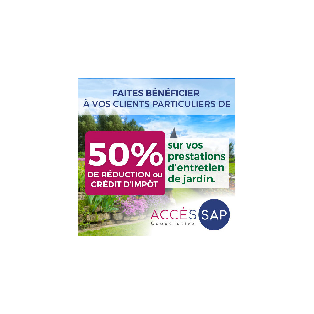 Avantages sur prestations d'entretien des jardins