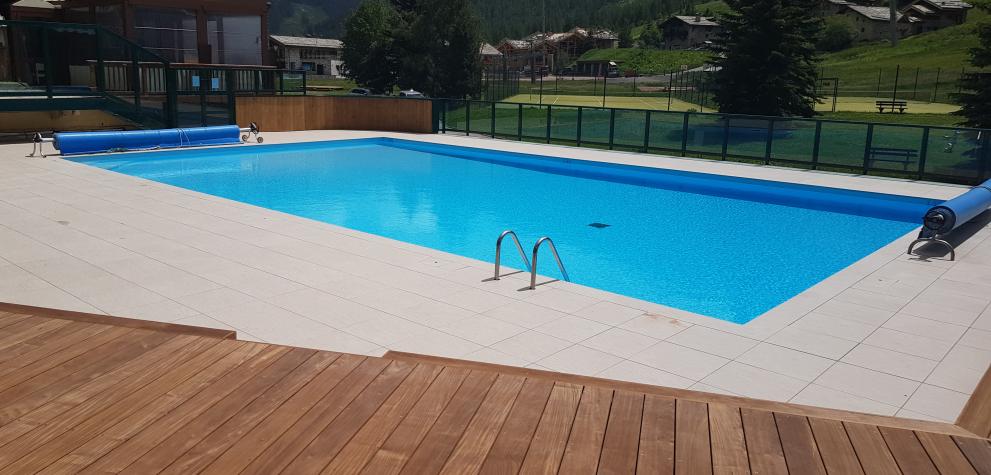 Réfection complète piscine de résidence à Val-d'Isère