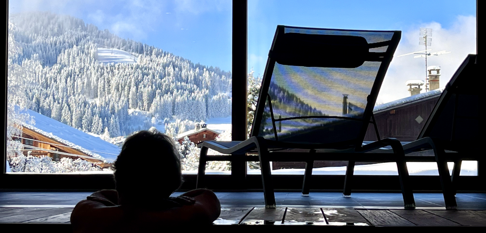 Piscine intérieure à Megève